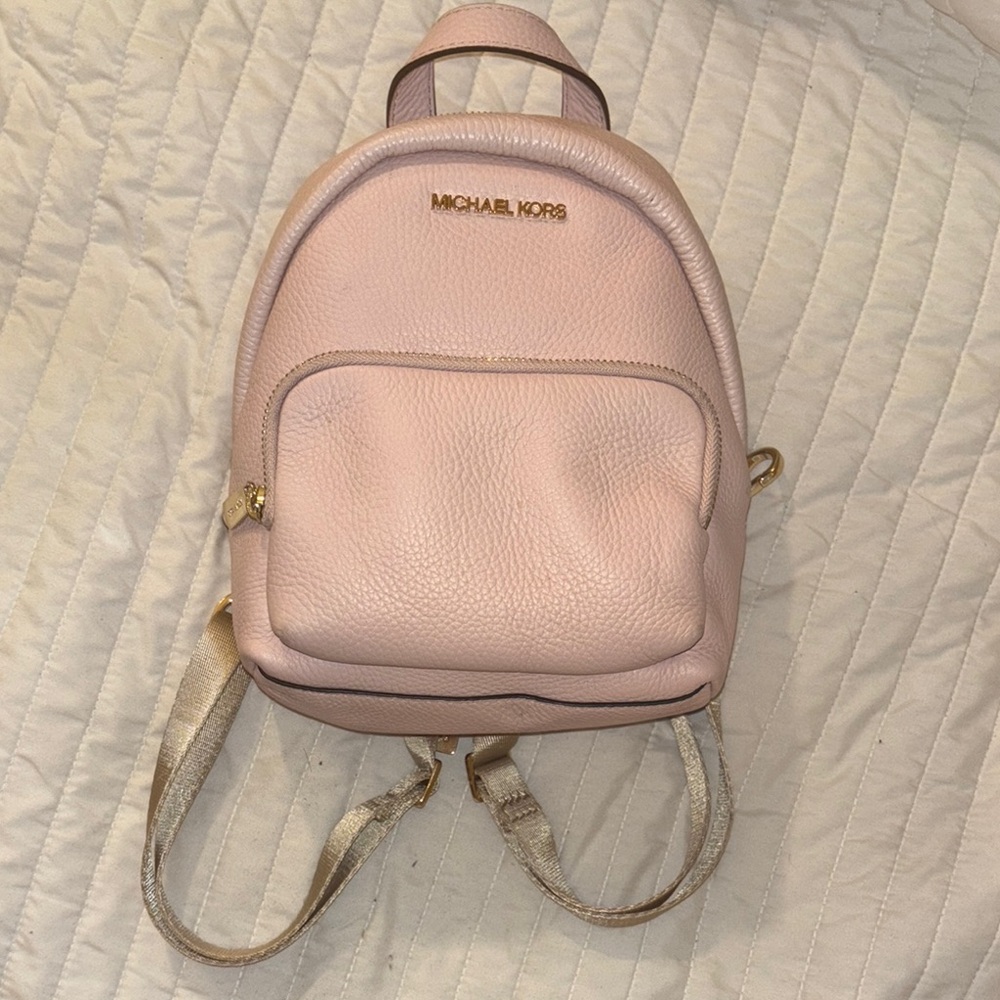 Michael Kors Pink Mini Backpack